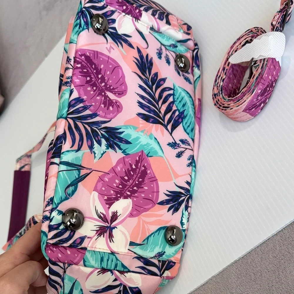 Lug Vibrant Floral Purse - Lug Quilted Convertible Carryall - Jumper